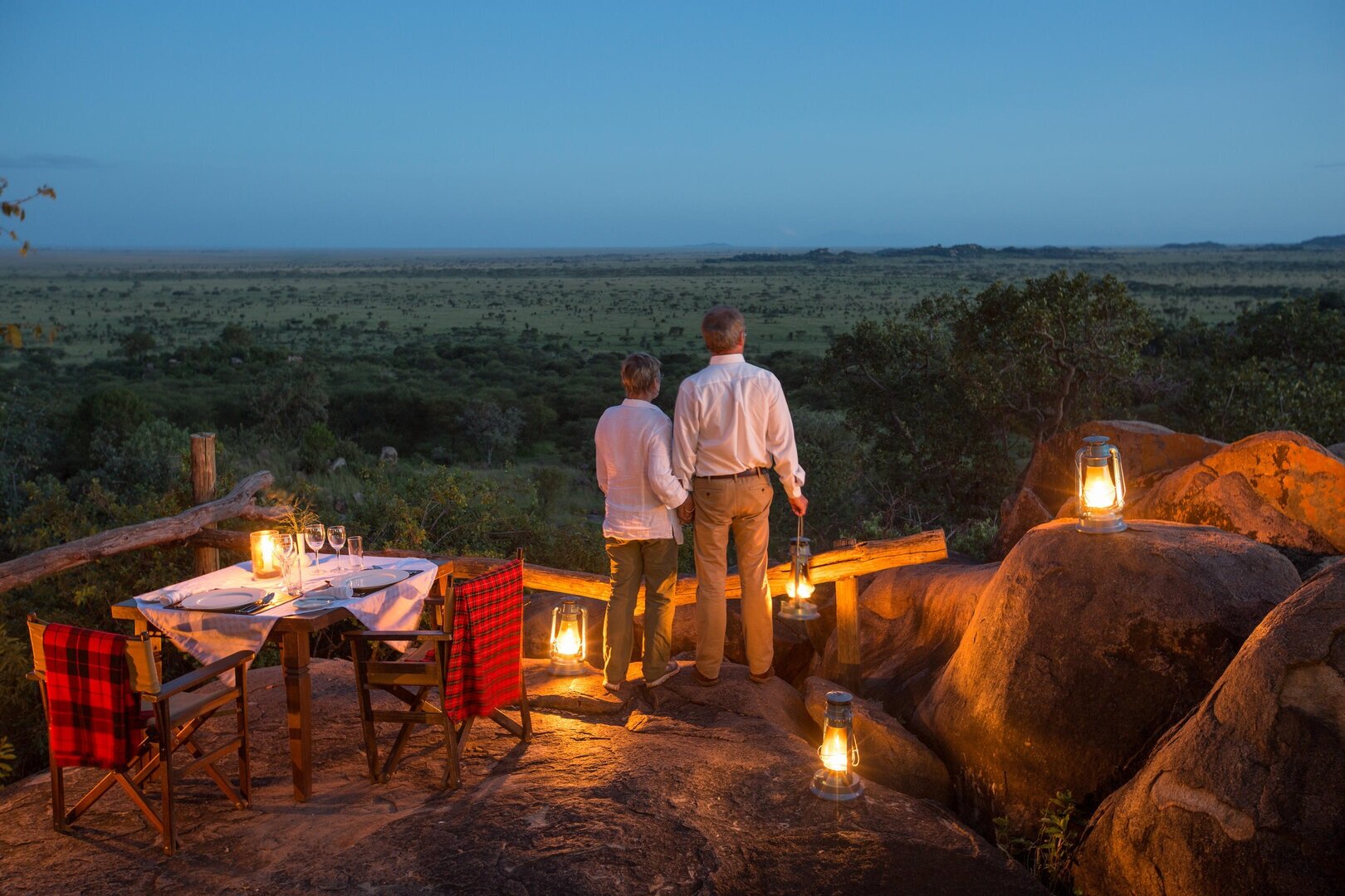 Private Dinner In The Bush Luxe Safari Tanzania Amazing Destinations